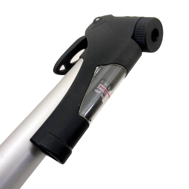 Alloy Bicycle Mini Pump & Gauge