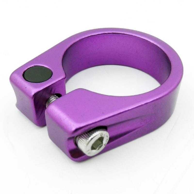 34.9mm Alloy Seat Post Clamp Purple