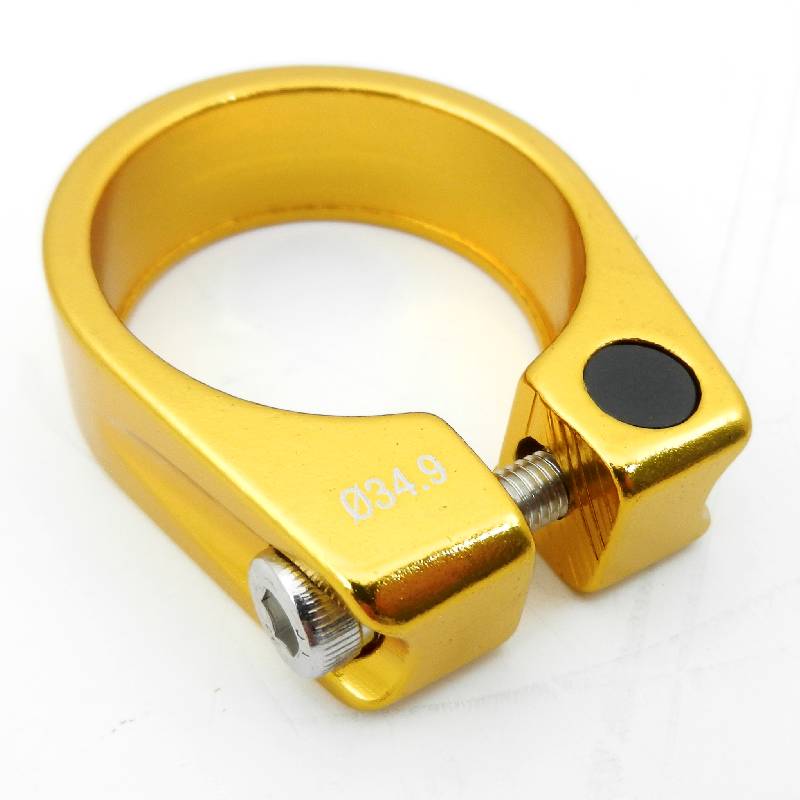 34.9mm Alloy Seat Post Clamp Gold