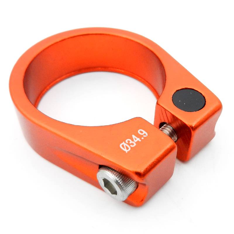 34.9mm Alloy Seat Post Clamp Orange