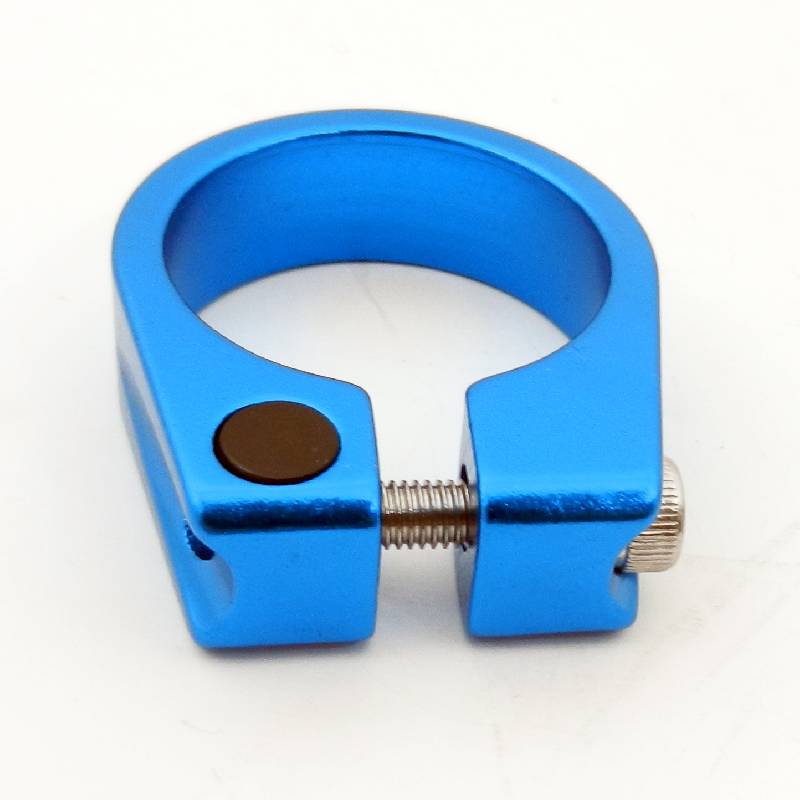 34.9mm Alloy Seat Post Clamp Blue