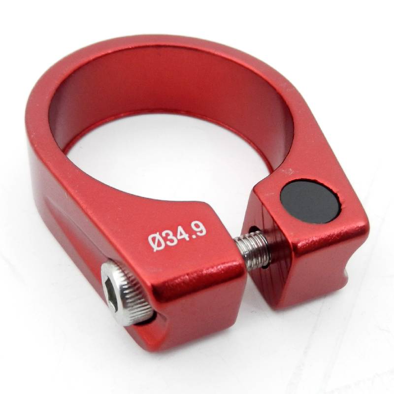 34.9mm Alloy Seat Post Clamp Red