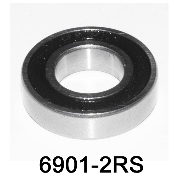 Sealed Bearing 6901-2RS (12x24x6mm)