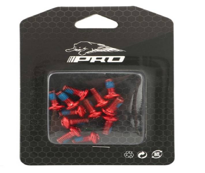 Disc Rotor Bolts T25 Pack of 12 - Red