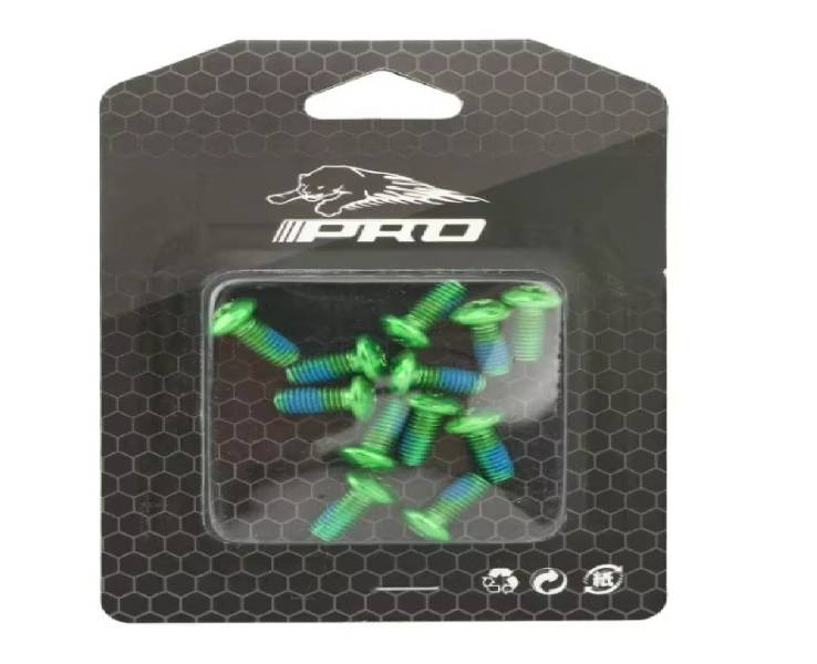 Disc Rotor Bolts T25 Pack of 12 - Green