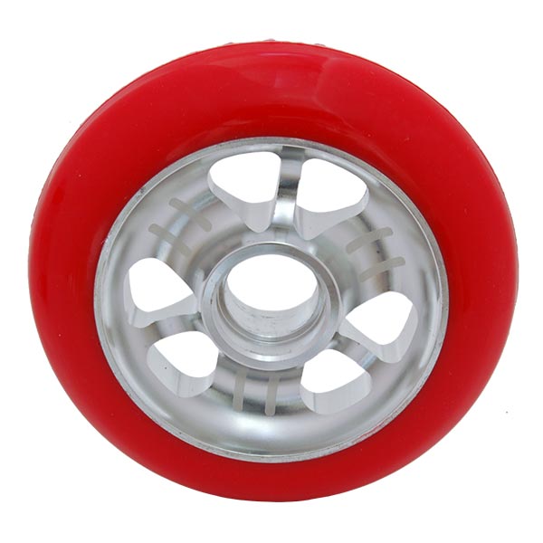 Rat Scooter Race Wheel - Red with Silver Core