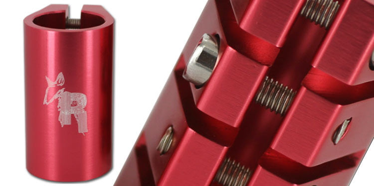 Rat Scooter Quad Clamp - Red