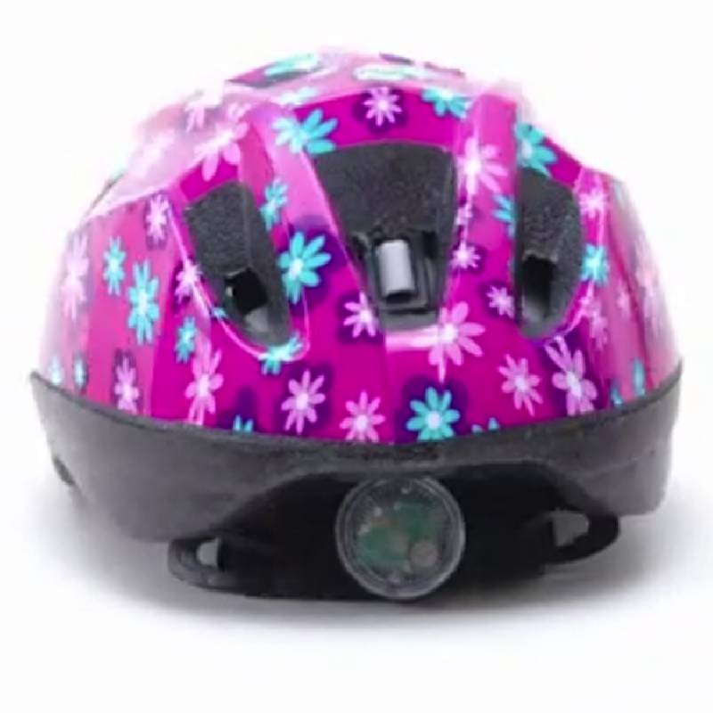 Raleigh Dottie Girl Cycle Helmet with LED 48-54cm