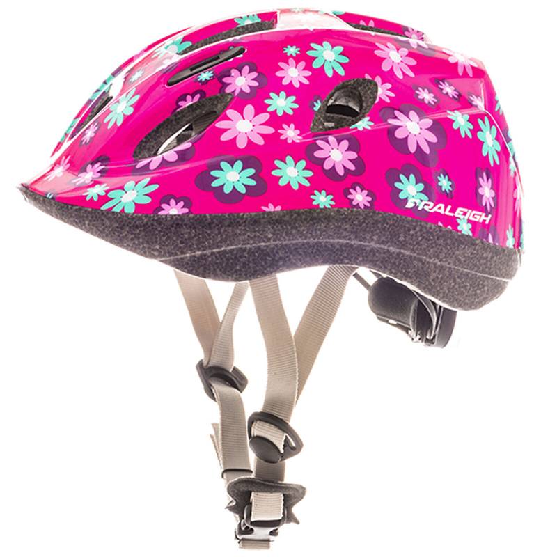 Raleigh Dottie Girl Cycle Helmet with LED 48-54cm