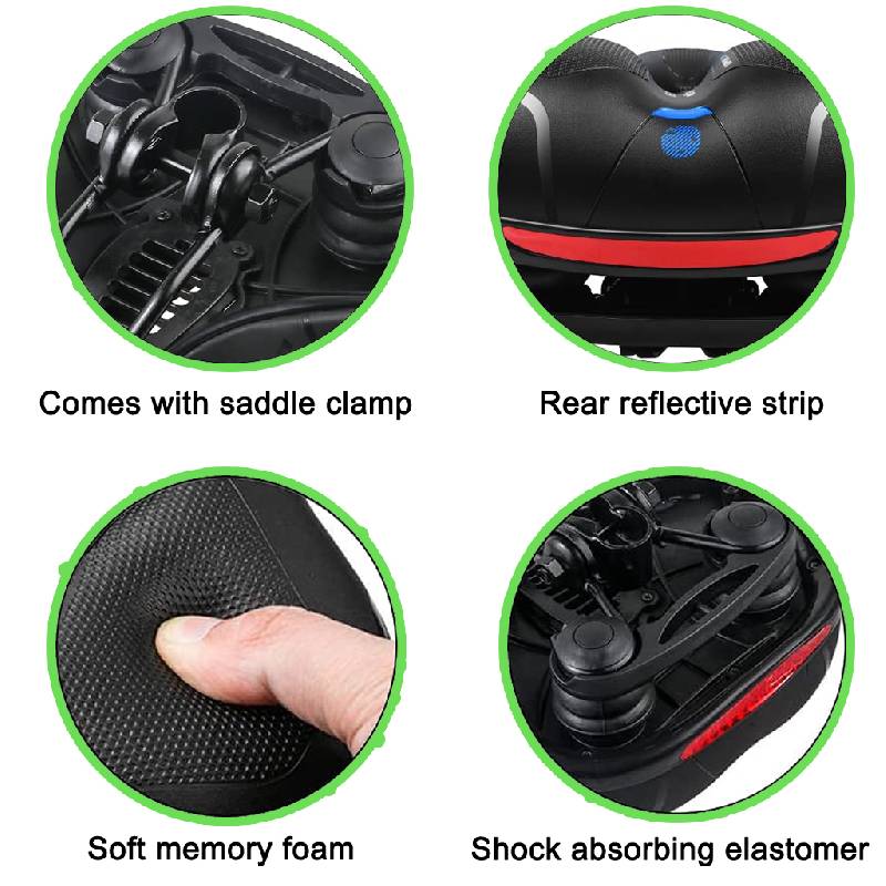 Memory Foam Breathable Bicycle Saddle Unisex