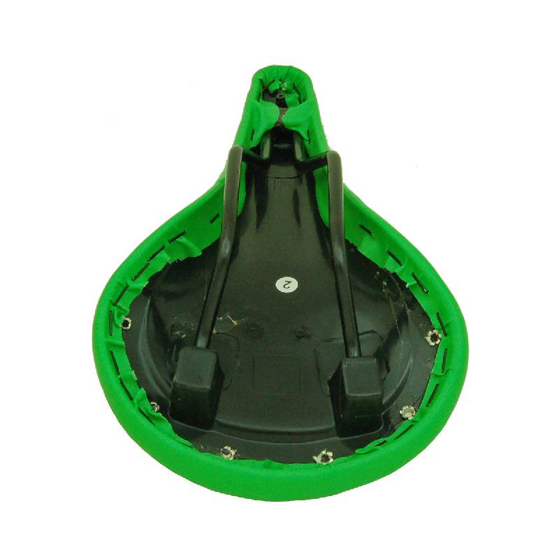 Retro Rivet Race Saddle - Green