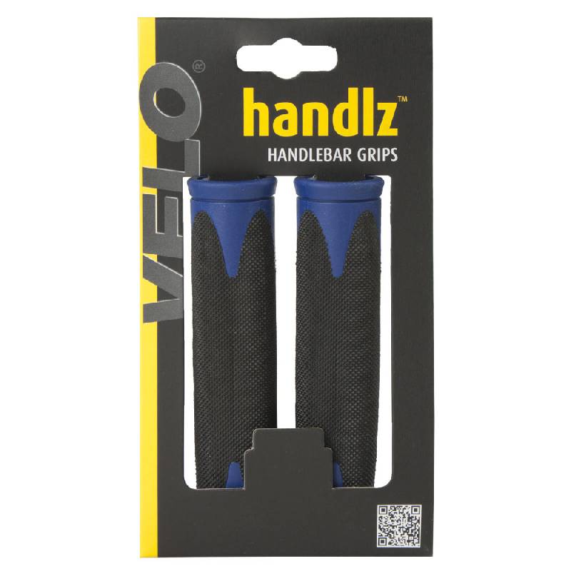 Velo D2 Gel MTB Handlebar Grips - Blue 