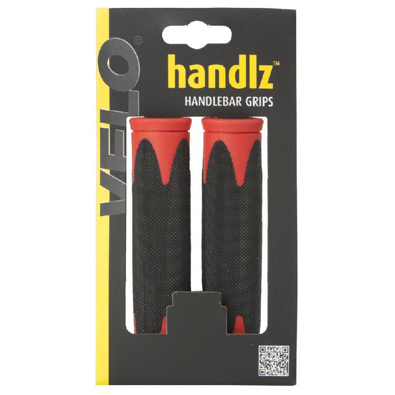 Velo D2 Gel MTB Handlebar Grips - Red