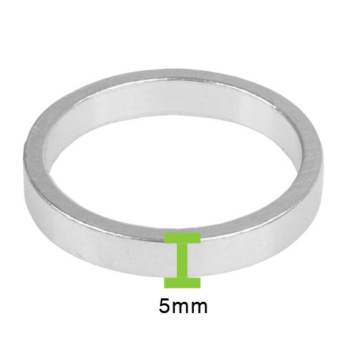 Ahead 1 1/8 Spacer 5mm Silver