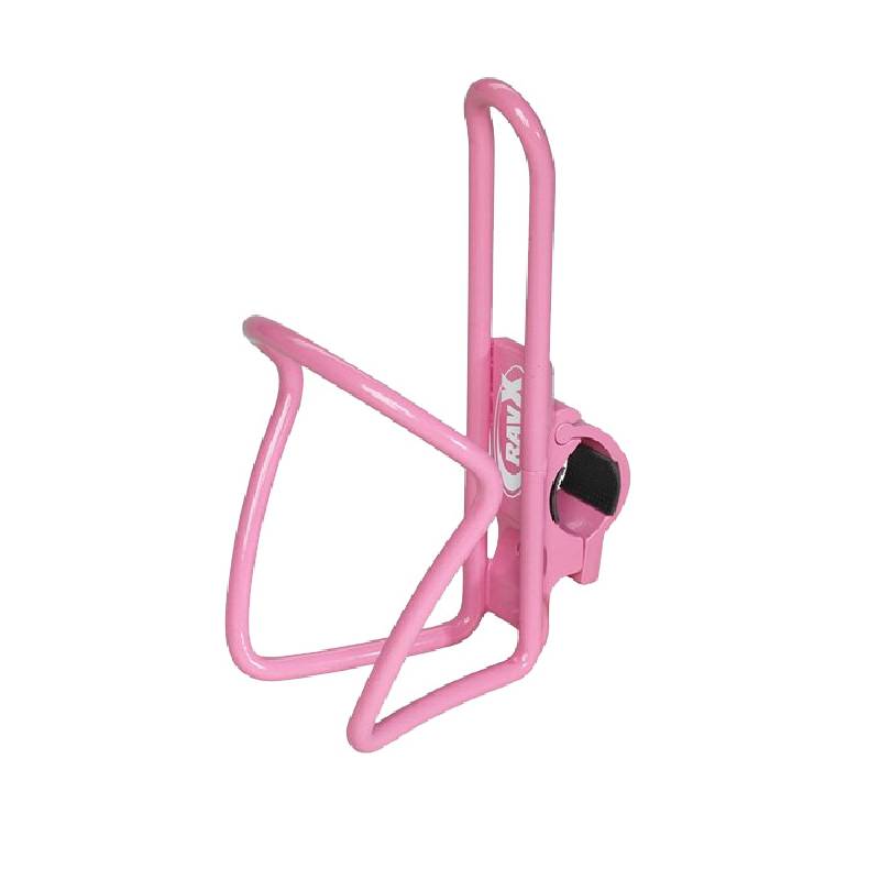 Alloy Handlebar Water Bottle Cage - Pink